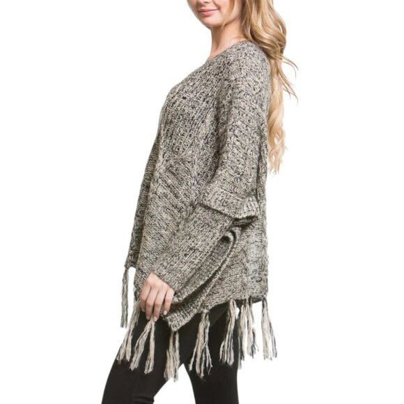 Tassel Trim Sweater - Love Token - Picture 6 of 10
